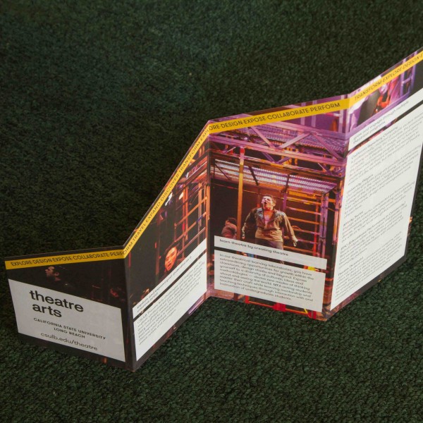 Brochure printed by California Green Press