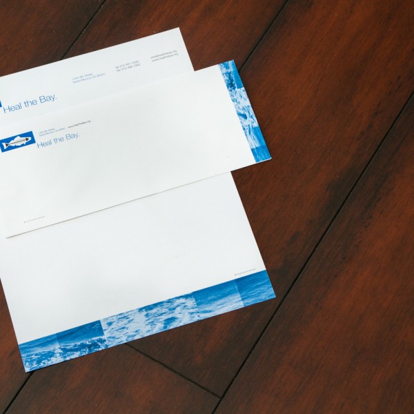 Letterhead and envelope printed by California Green Press